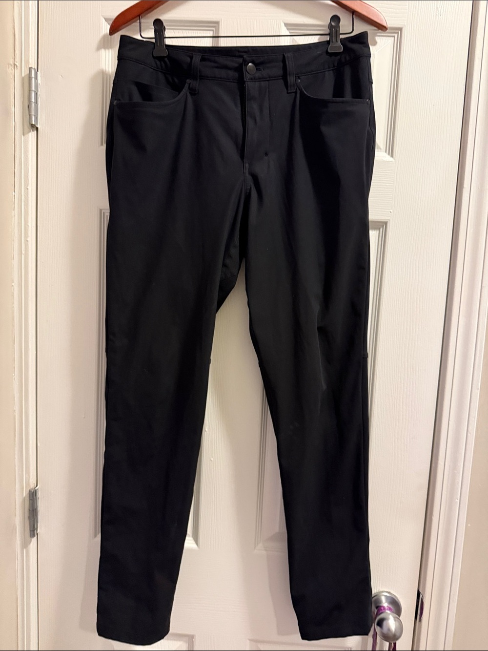 lululemon athletica Black Stretch Chinos
